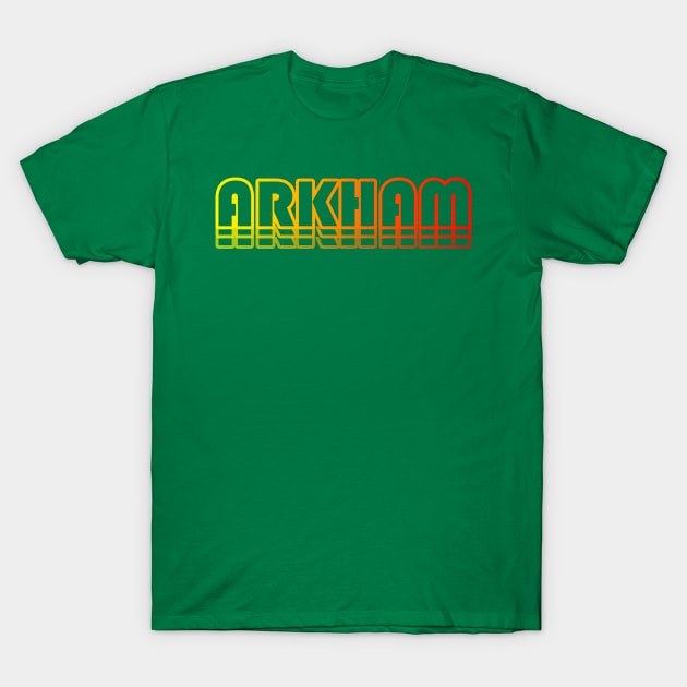 Arkham as in Miskatonic University, HP Lovecraft T-Shirt by hauntedjack